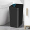 Cestino con Sensore di Movimento, 12L Bidone Automatico per Bagno, Slim in Plastica con Coperchio, Cestino Intelligente Nero Impermeabile per Camera da Letto Bagno Toilette Cucina Ufficio