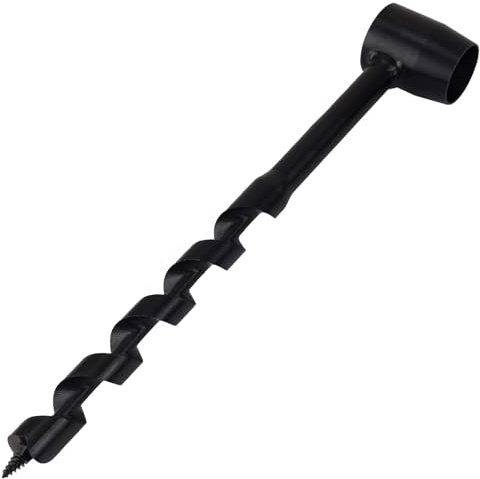Larcele Holzbohrer Manuell Bushcraft, Manuelle Handbohrmaschine für den außenbereich,Mehrzweck schnecke für Outdoor, Camping, Bushcraft Settlers ZLZ-01 (16 x 260mm)