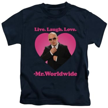 Live Love Laugh Mr Worldwide Meme Iconic icon Novelty Tee T-Shirt Funny Unisex T Shirt Top