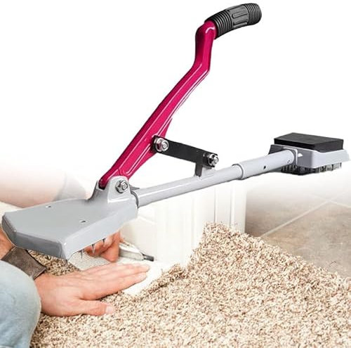 WEIMILOR Kneeless Carpet Stretcher with Telescoping Handle and Padded Base, Carpet Stretcher Tool Knee Kicker