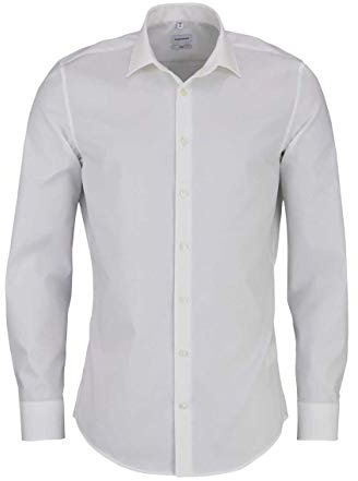 Seidensticker men's business shirt - slim fit - non-iron - Kent collar - long sleeve - 100% cotton