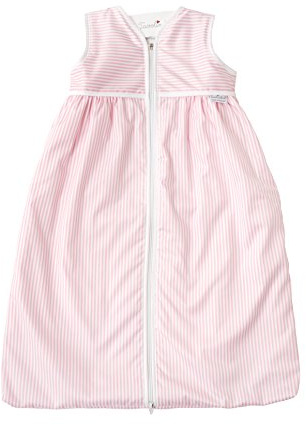 Tavolinchen Babyschlafsack Frottierschlafsack Streifen klassisch Kinderschlafsack - rose - 110cm