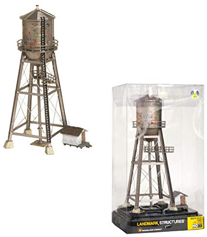 Woodland Scenics BR5064 Spur H0 HO 1:87 schöner rustikaler alter Wasserturm fertig gebaut