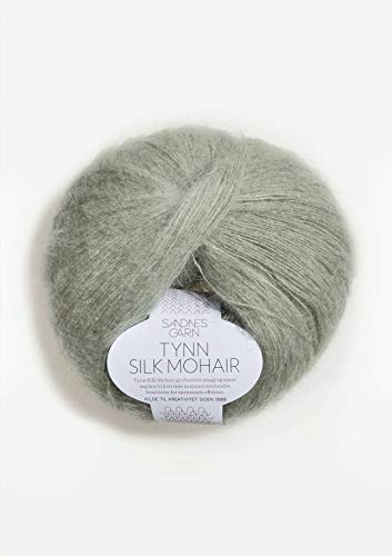 Sandnes Garn Tynn Silk Mohair 8521 stovet LYS gronn