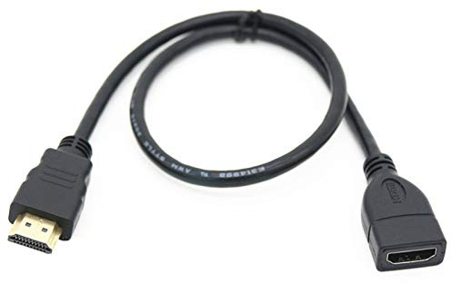 Bolwins B40S HDMI Verlängerungskabel 0,3m – HDMI Stecker auf Buchse, 30cm HDMI Extension Kabel, kompatibel mit PC, TV, Monitor, PS4, PS3, Xbox, 3D/4K