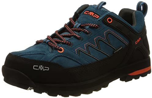 CMP MOON LOW TREKKING SHOES WP, Scarpe da Trekking Uomo, Deep Lake-Antracite, 43 EU