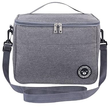 XIANGLONGY Sac Repas Isotherme 6,4 L, Lunch Bag Pliable Portable | Sac glacière pliable, pour repas, bureau, école, voyage, pique-nique, camping, chaud & froid