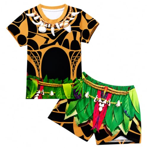 Lito Angels Héroe de la Isla Traje de Baño Bañador de Dos Piezas para Niños Pequeños, Verano Playa Piscina, Talla 2 Años (Número de Etiqueta 90)