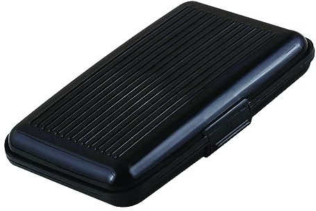 PARENCE.- Porte Carte en Aluminium avec Technologie de Blocage RFID/Porte-Carte avec 6 Compartiments