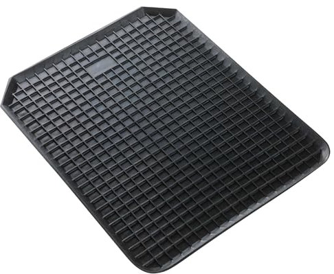 Walser Tappetino Antiscivolo Tagliato su Misura 53x41 cm, Tappetino in Gomma Versatile per Auto/Garage/casa, Tappetino in Gomma Antiscivolo per Auto, Tappetino Antiscivolo per Auto Nero