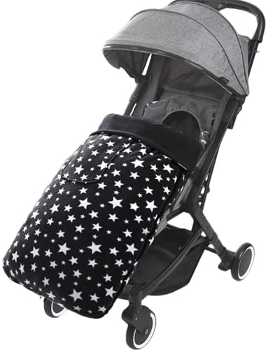 Coprigambe universale per passeggino, antivento, sacco a pelo per passeggino, sacco a pelo per bambini, foderato in pile, per passeggini, passeggini, carrozzine, 95 x 49 cm