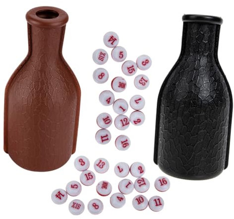 ifundom 2sätze Billiard Props Snooker Shaker Flasche Kunststoff Würfel Für Poolspiele Für Partys Und Freizeitaktivitäten