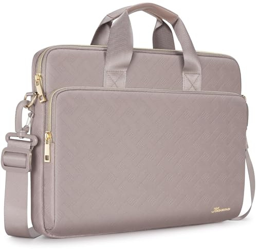 KIZUNA Laptop Sleeve Case 17 Inch Shoulder Bag Computer Handbag for 17.3 Lenovo Legion 5/5i/LG gram 17/17.3 MSI 17/Dell G7/17 IdeaPad 3i Gen7/HP Gaming Pavilion 17/Ideapad 700,Khaki