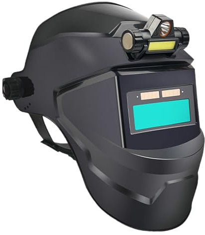 Grand casque de soudage à obscurcissement automatique à énergie solaire pour soudage à large ombre