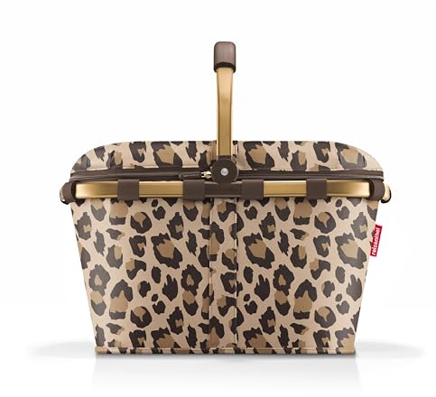 reisenthel carrybag iso Frame Leo Macchiato – stabil shoppingkorg med kylfunktion – elegant och vattenavvisande design med låsbart lock