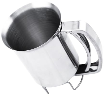 DOITOOL Dispensador de Masa para Pancakes de Acero Inoxidable Embudo Dosificador para Repostería Herramienta Ligera y Fácil de Limpiar para y Cupcakes Cocina Doméstica