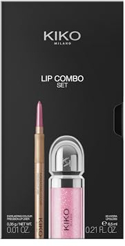 KIKO Milano Lip Combo Set 02, Set De Labios: Brillo De Labios Hidratante Y Lápiz De Labios A Juego