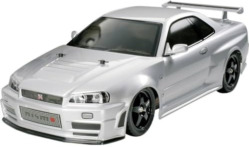 TAMIYA TMYTAM51246 300051246 - Karosserie Satz Nismo R34 Gt-R Z-Tuned Street, Mittel, Silber