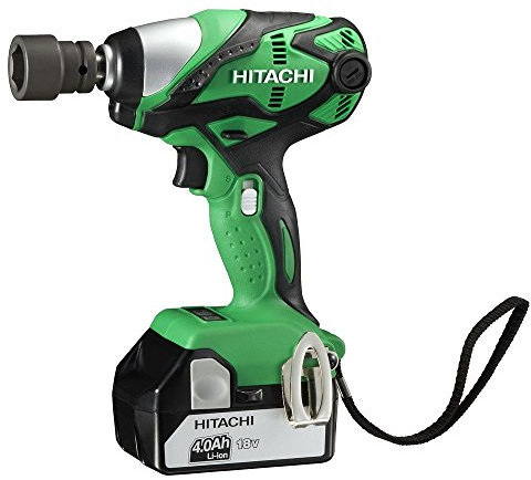 Hitachi WR18DSDLLW - Atornillador Impacto 4.0Ah, Verde/Negro