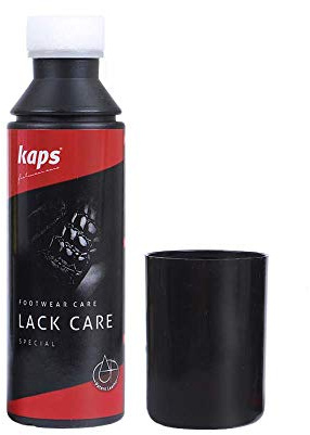 Kaps Trattamento per Pelle Verniciata, Laccata, Sintetica E di Rettile, Previene Le Screpolature, Scarpe E Borse, Lack Care (Transparente)