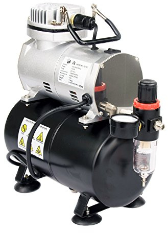 Dynamic Power HB-AS186 1/6HP Luftkompressor 20-23L/min mit 3 Liter Tank