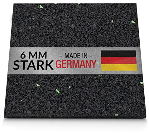 100 Stück 6 mm 90 x 90 mm Terrassenpad, Terrassenpads aus Gummi – Unterlagepads für die Unterkonstruktion ihrer Terrassen Balkon oder Gartenhütte