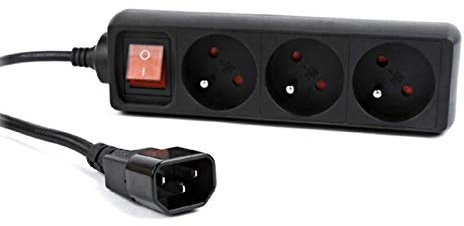 kenable 3 Fach Stecker E CEE 7/6 Stecker France/European Buchsen Strom Umschalter & C13