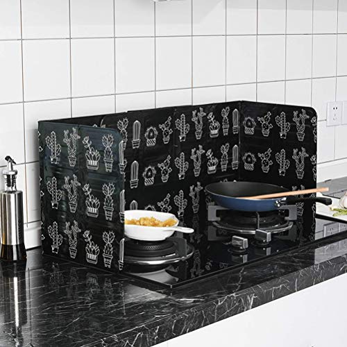 Daxoon Spritzschutz Schallwand Faltbarer Kochen Schallwand für die Küche Gasherdschutz