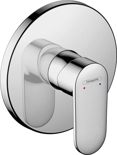 hansgrohe Vernis Blend - Rubinetto per doccia incasso per 1 utenza, Miscelatore monocomando tondo per iBox universal, cromo, 71667000