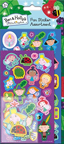 Paper Projects Ben & Holly's Little Kingdom Assortment Sticker Pack | Includes 3 Types of Stickers | Perfect for Decoration and Scrapbooking, Blue, 24.5cm x 11cm (01.70.31.015)