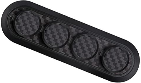 Mipcase Magnetischer Kabelorganisator Im Carbonfaser-look Kabelführung Für Usb-kabel Ladegeräte Mehr Leicht Zu Montieren An Tischen Wänden Auto