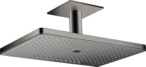 hansgrohe AXOR ShowerSolutions Kopfbrause 460/300 3jet, Deckenanschluss, 35281330, Farbe: Polished Black Chrome