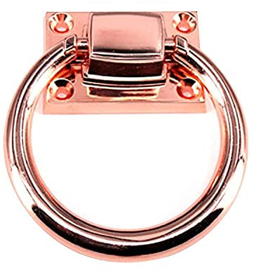 1 stücke Hause Dekorative Schrank Küche Schublade Tür Ring Zieht Schrank Knopf Griff Große 80mm Türklopfer Stuhl Puller (Rose Gold)