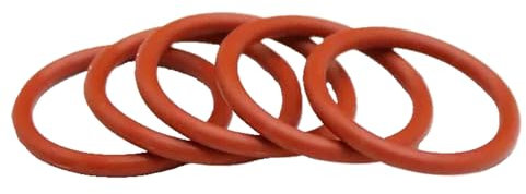 2 teile/los Rot Ring Silikon O-ring Dicke 2,5mm Od 55-150mm Gummi O-ring Dichtung Vmq Dichtung Ring, 60x55x2.5mm, One Size