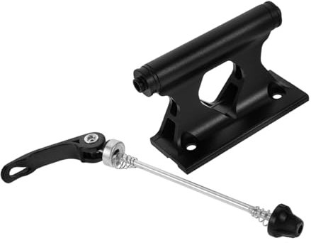 WESIEVYA Fahrradgabelhalterung Schnellspanner für LKW-Heckklappe Fahrrad-Vorderradgepäckträger Radhalterung Fahrradgepäckträger Mountainbike-Heckklappenpolster RC02 Schwarz