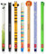Legami – Set aus 7 radierbaren Gelstiften mit wärmeempfindlicher Tinte, in verschiedenen Farben und mit Motivdesigns, 0,7 mm Spitze, mit Panda, Katze, Biene, Lama, Löwe und mehr