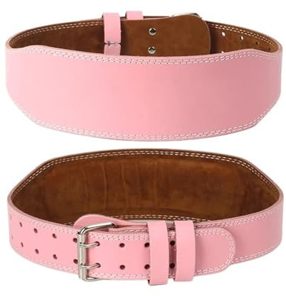 Gewichthebergürtel, Gewichthebergürtel for Frauen, 10,5 cm Breite, Fitnessstudio, Fitness, Kniebeugengürtel, Rückenstütze, Powerlifting, Cross-Training, Trainingsgürtel, rosa Gewichthebergürtel(XL)