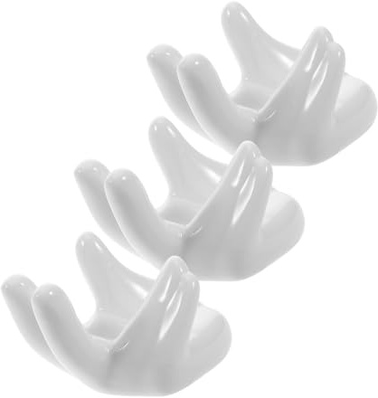 Ciieeo 3pcs Easter Egg Cup Holder Decorative Egg Stand Ceramic Egg Holder Stand Breakfast Egg Cup Holder for Festive Everyday Table Settings