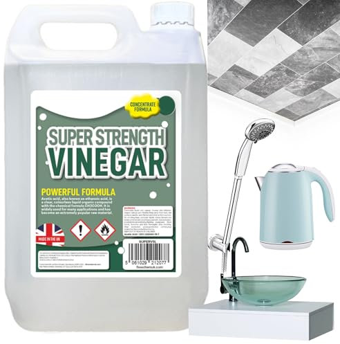 5L Super Strength Vinegar 20% Strong Cleaning Vinegar For Sanitising, Cleaning & Descaling (1)