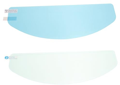 MUCKLILY 2 Pezzi Pellicola antipioggia per casco pellicola antipioggia per auto pellicola antiappannamento pellicola antipioggia trasparente Film resistente alla pioggia l'animale domestico