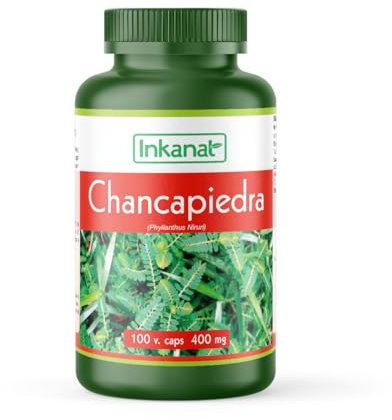 Chancapiedra 100 Cápsulas x 400mg | Inkanat | Phyllanthus Niruri | Suplemento Natural |
