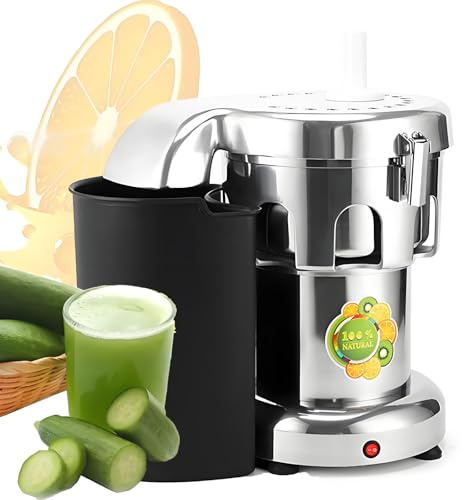 Commercial Juice Extractor, 370W/550W Heavy Duty Juicer Machine with Filter, Stainless Steel Juice Press Machine, 80-100 kg/hr /100-120kg/hr Juice Amount,B3000
