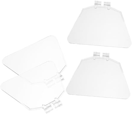 Protection Transparente pour Meuleuse D’établi, Lot de 4 Pièces PC | Protection des Yeux, Installation Facile et Stable, pour Outils Électriques et Meuleuse D’établi