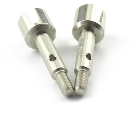 QUXVUIS 2 pièces essieu arrière tasse chenille voiture jouet véhicule mise à niveau pièces de rechange fournitures remplacement pour WLtoys 124016 144010