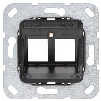 Gira 560100 Modular Jack 1, 2-Fach Tragring