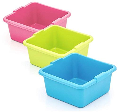 Plastiken 6578l Spülschüssel Wasser 20 LT Tes PL quadratisch 38 x 38 x 19 cm 6578l