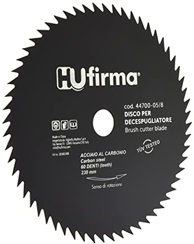 HUfirma 44700-05/8, Disco para desbrozadora, 60 dientes, 230 x 25,4 mm
