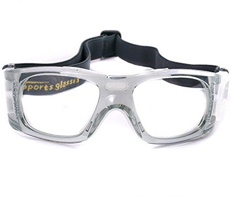 VOLOCOVER（TM Outdoor Protective Sports Goggles Glasses for Basketball Football Volleyball Squash Hockey (Grey)