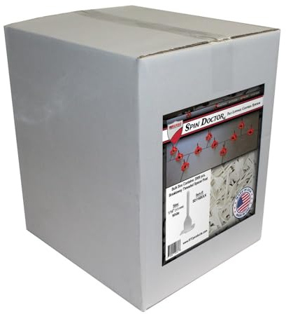 Spin Doctor Tile Leveling System 1/16 Baseplates 2000Pc Bulk Box