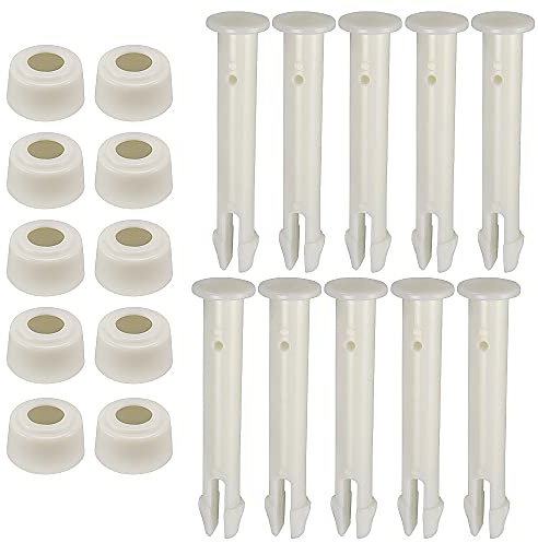 ZDNT 10 pcs Frame Pool Joint Pins Pool Replacement Ersatzteile für Intex Pool Joint Pins & Seals für Frame&Round Pool Intex Pool Ersatzteile,Metallrahmenpool,Gelenk Pins Pool, (6cm/2.36in Länge)